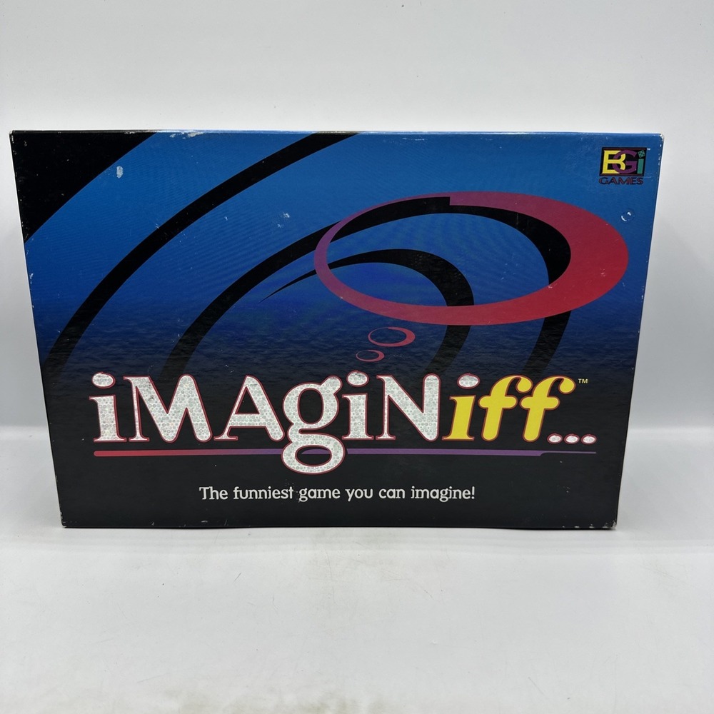 Imaginiff Board Game BGI Games 1998 Edition 3-8 Players Ages 12 & Up Made In USA